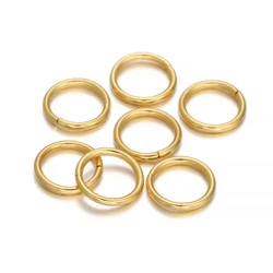 100-200pcs/lot Stainless Steel 3-10mm Open Jump Rings Split Necklace Bracelet Connector For DIY Jewelry Making  Accessories