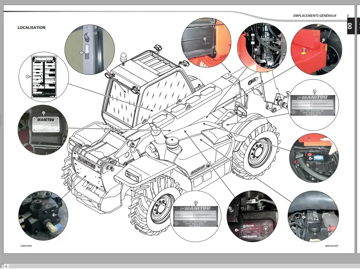 TruckEPC Manitou Machinery 13.8 GB PDF 2022 دليل إصلاح اللغة الفرنسية DVD #3