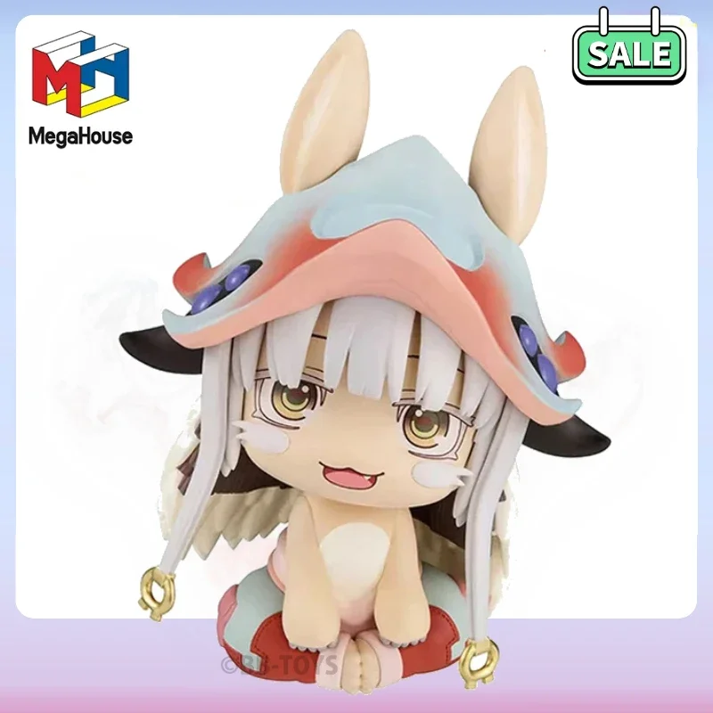 En Stock Original Megahouse MH Look Up Made In Abyss Nanachi versión Q figura de acción Anime modelo juguetes para niños Kawaii