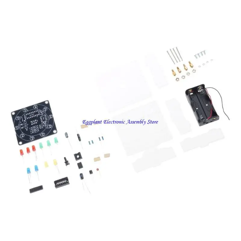 E28D DIY Soldering Project Set With Electronic Die And Quivering Change Function