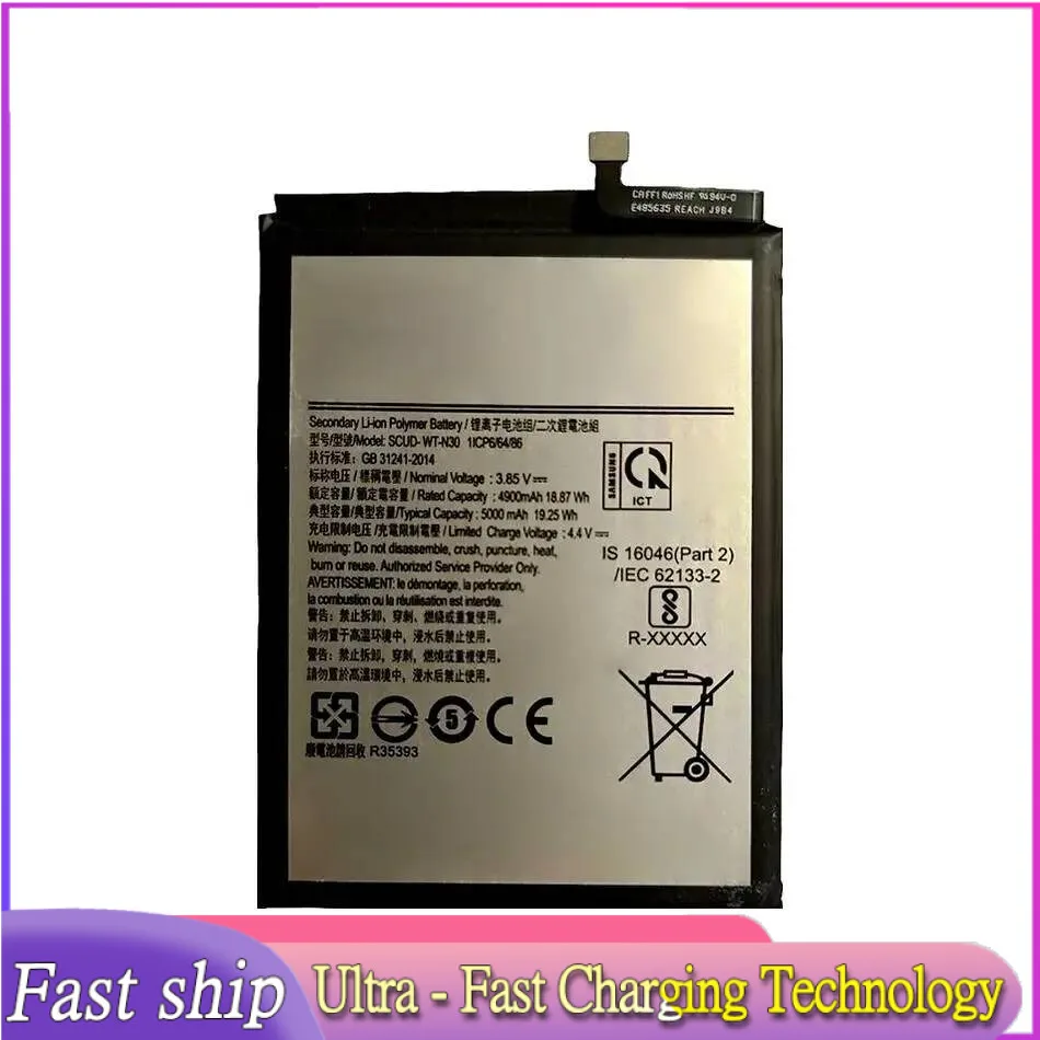 

Легкий аккумулятор мобильного телефона 5000 мАч для Samsung Galaxy 30 Nvt-WT-N30, долговечный