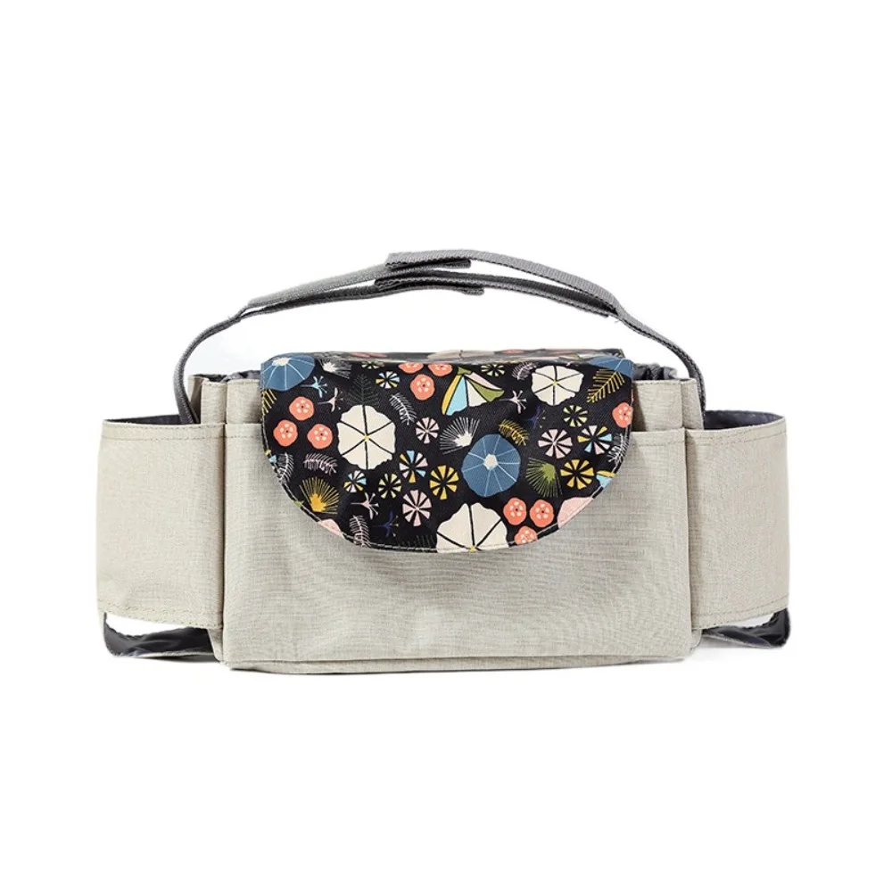 

Multifunctional Baby Stroller Bag with Multiple Pockets Large Capacity Stroller Storage Hanging Bag Baby Care Mom Handbag