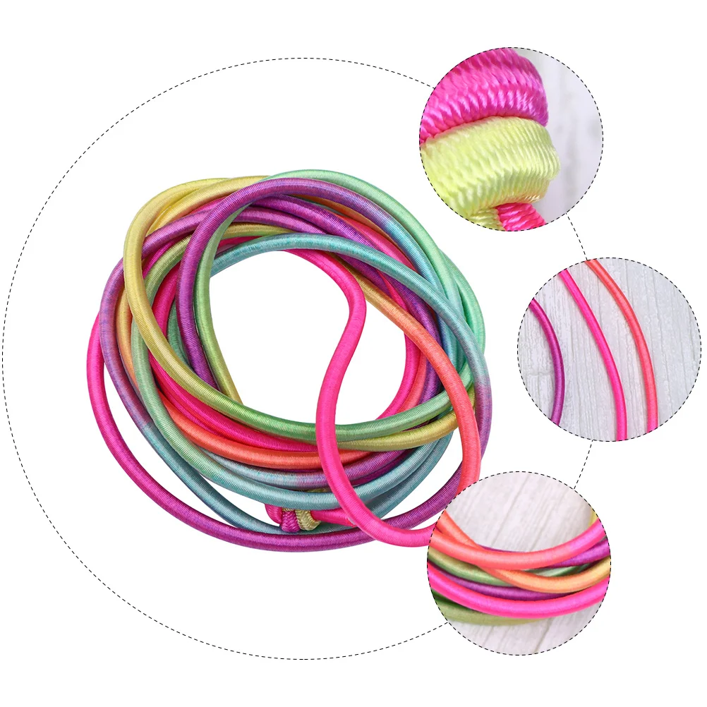 5Pcs Rainbow Skipping Rope Safe Durable Lightweight Portable Training Sports Weight Loss Kids School Outdoor Gift