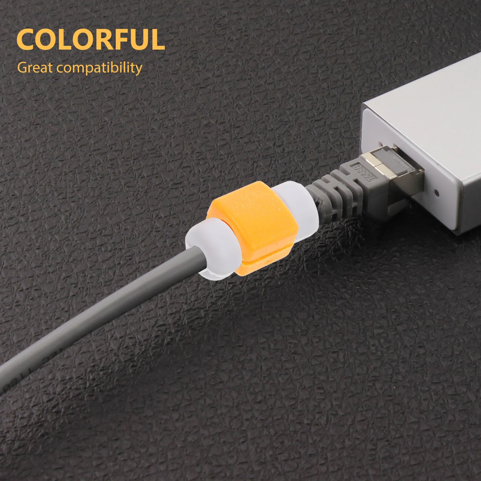 

10Pcs Cable Protector for Wire Reinforced End Sleeve for USB Data Line Cord Durability Extender Accessory