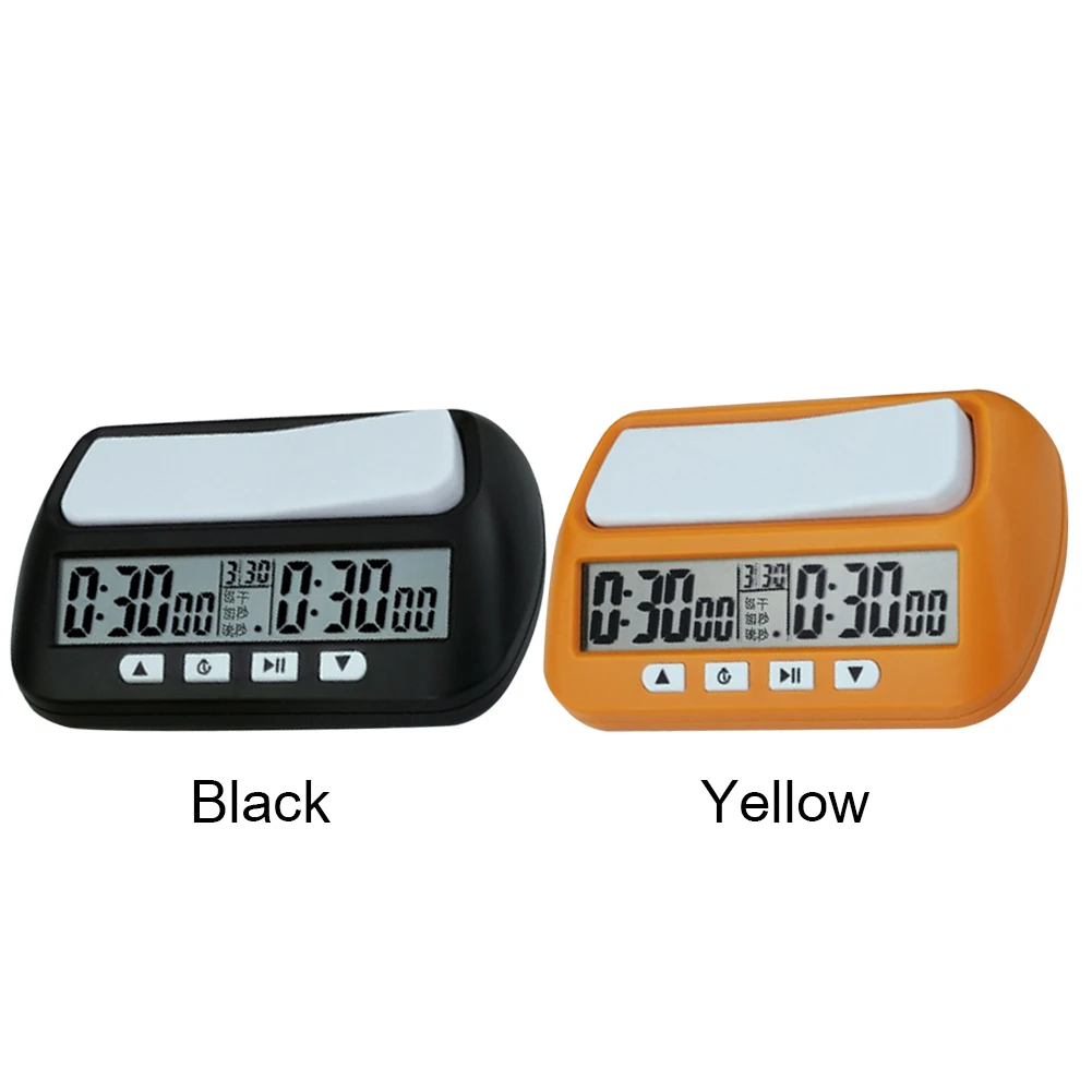Digital Chess Referee Timer Multifunctional Board Game Countdown Timer with Memory and Step Function Battery Powered Referee Use