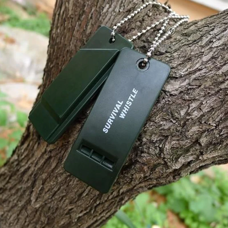 New Outdoor Multiple Audio Survival Whistle First Aid Kits Emergency Signal Rescue Sport Referee Practical Team Gift