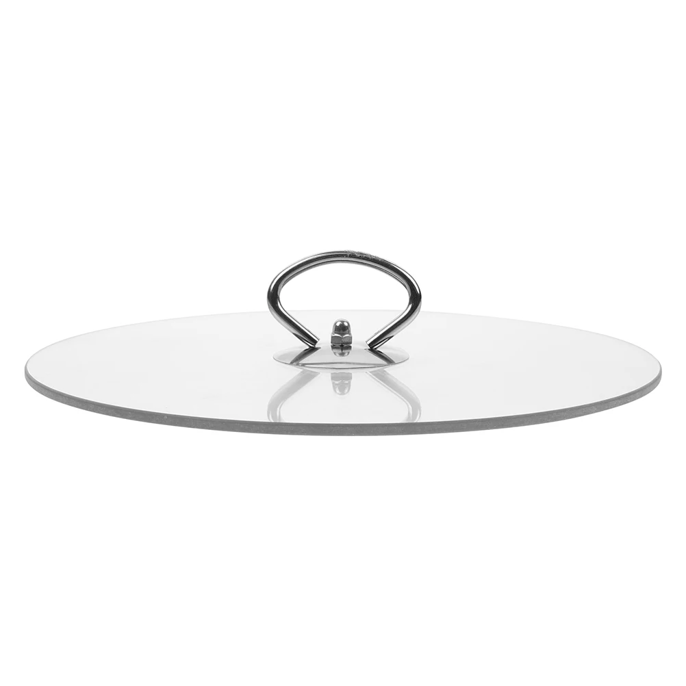 

27cm Thickened Tempered Glass Universal Pot Lid Cover Transparent Microwave Splatter Guard Cooking Pot Glass Lid Replacement