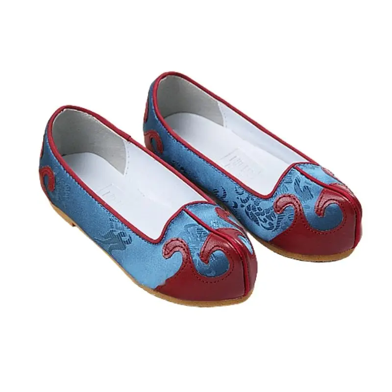 

Children Hanbok Shoes One Year Old Birthday Satin Traditional Hanbok Accessories Shoes