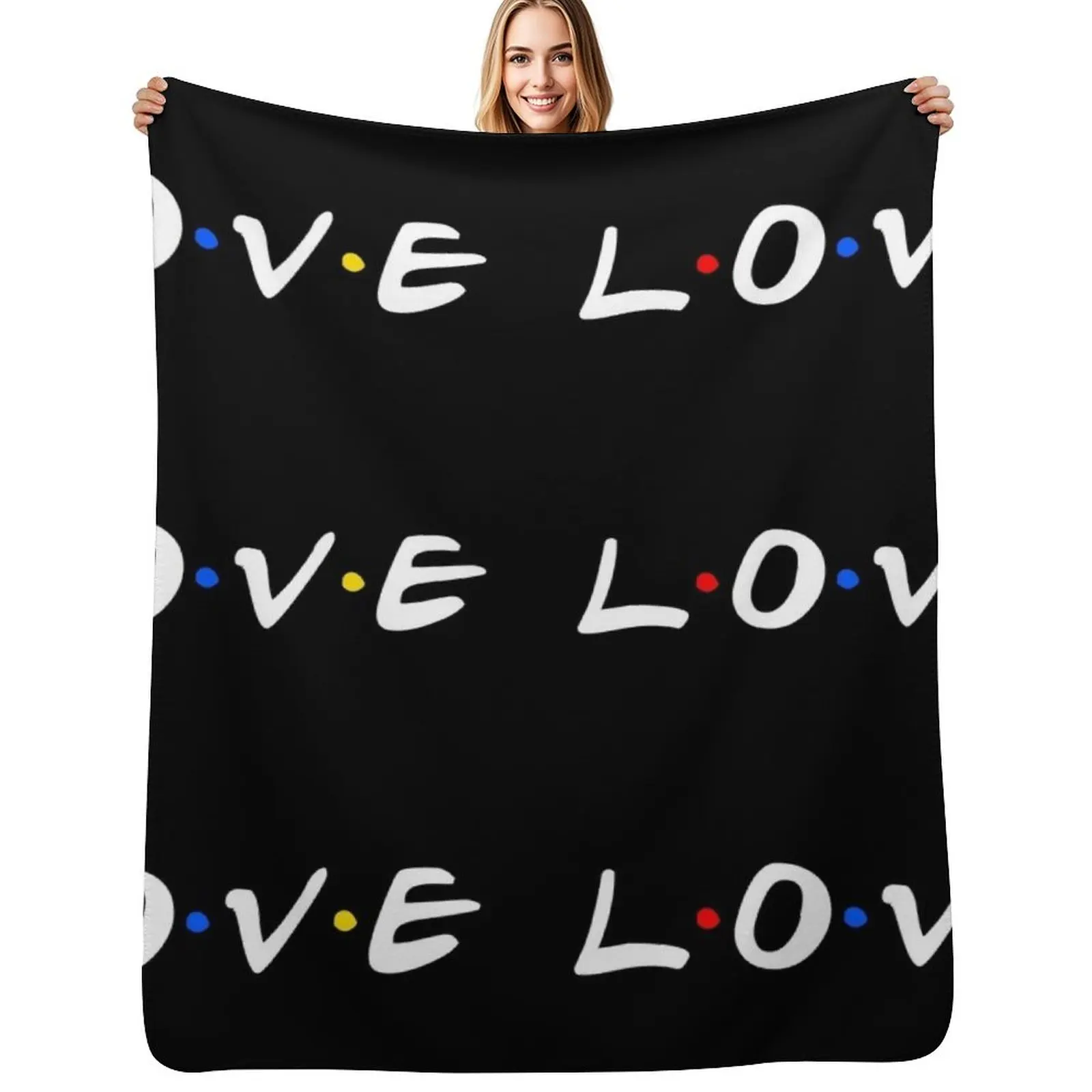 

LOVE Throw Blanket Soft Beds Decorative Beds Winter beds Flannel Blankets