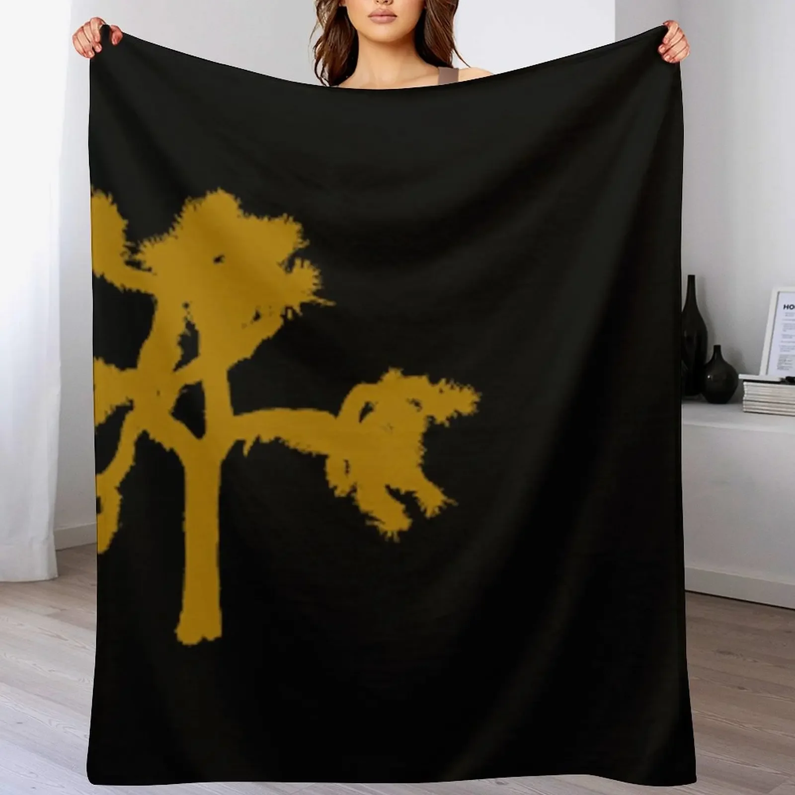 

U2 Large Joshua Tree Throw Blanket Fluffy Cozy Throw Blanket for Home Decor