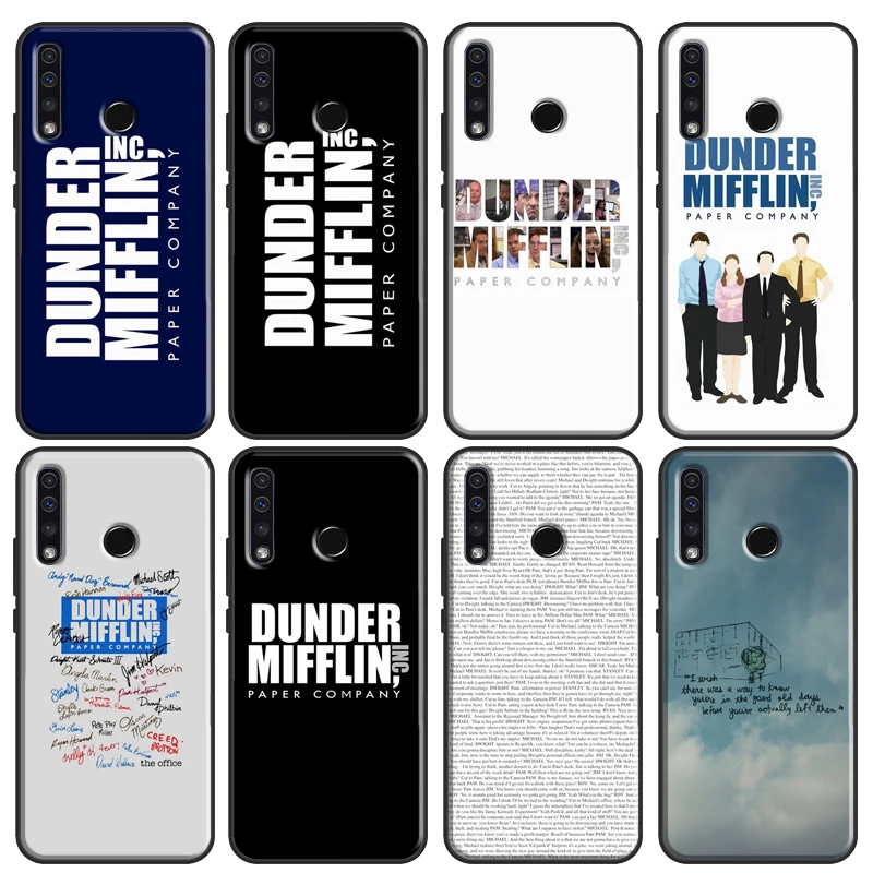 Dunder Mifflin The Office Case For Huawei P30 P20 P40 P60 Pro Nova 9 5T P Smart Honor Magic 5 Lite X8 X9a 50 70 Cover