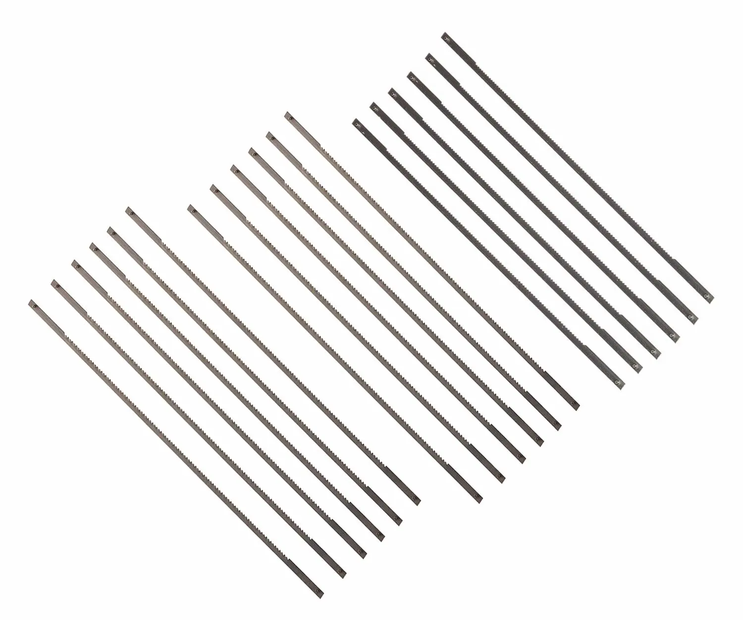 

Coping Saw Blades 6-1/2 Inch 18 Pack with 15 18 24 TPI for Wood Plastic and Thin Metal Cutting