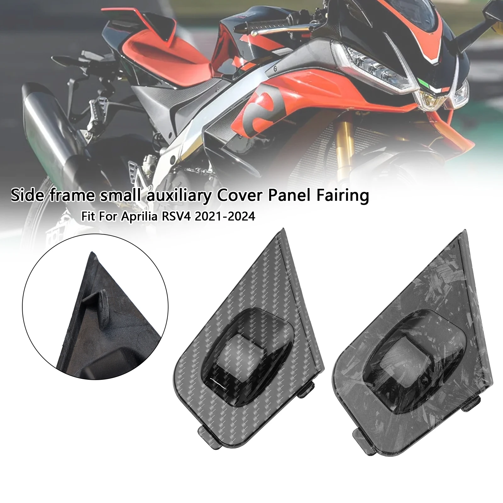 

Topteng Side frame small auxiliary Cover Panel Fairing For Aprilia RSV4 2021-2024 2022 2023