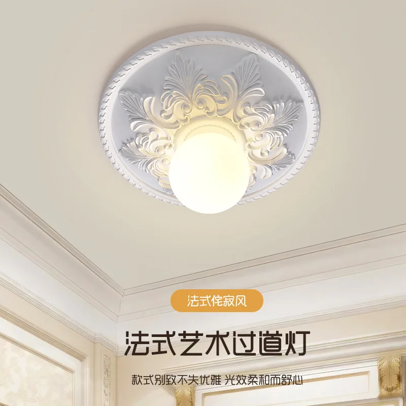 

French Style Antique Ceiling Lamp Bedroom Light Corridor Aisle Dining Room Entrance Balcony and Slightly Luxury Designe