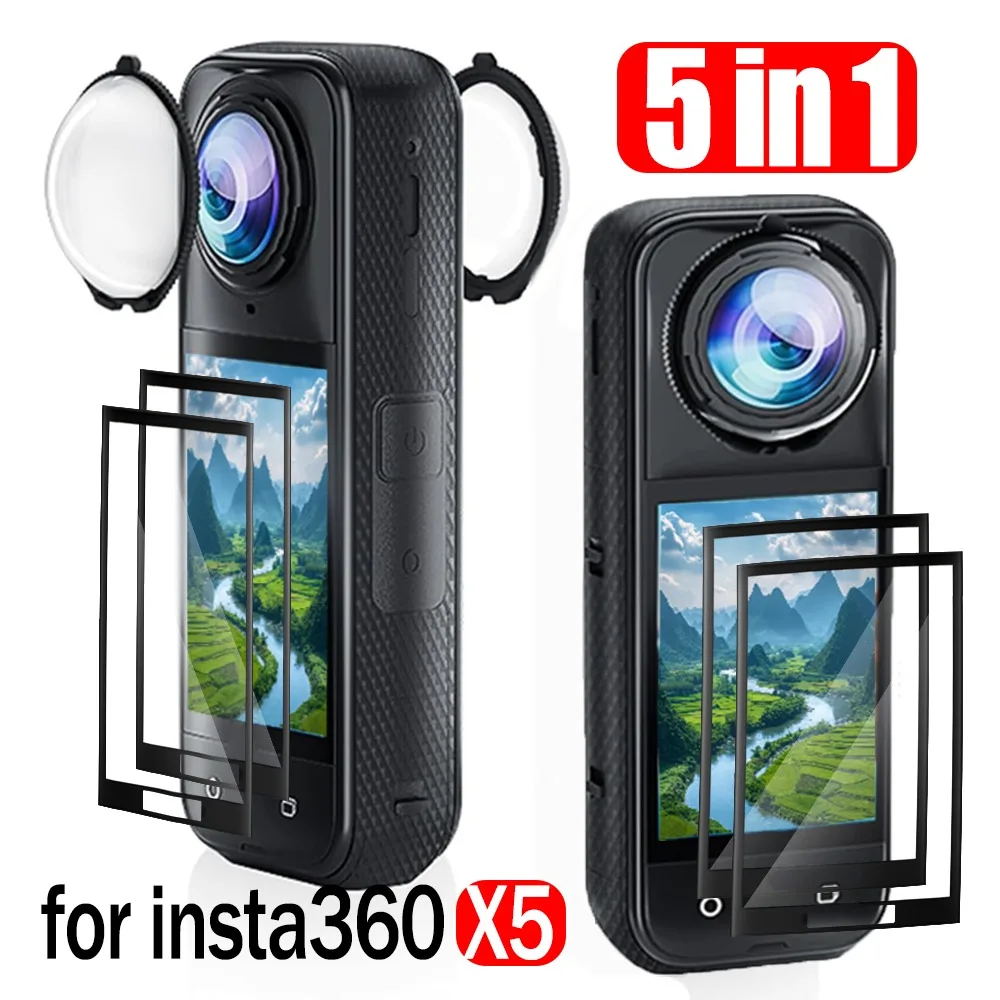 For Insta360 X5  Rotating Lens Guard Screen Protector Anti-scratch Protective Film for Insta 360 X5 Camera Protector Accessories
