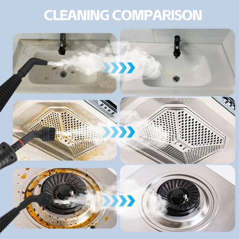 Portable Steam Cleaners with Attachments for Home Use Cleaning Steamer Machine