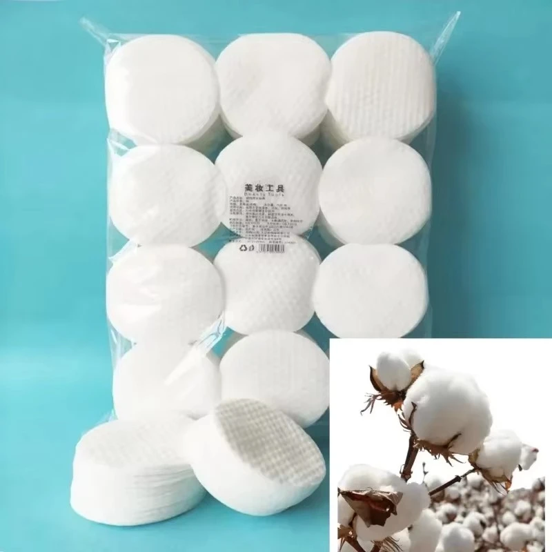 Accessoires de maquillage pour le visage jetables, tampons en coton bouffantes, dissolvant de papier doux, pratique pour enlever le maquillage, 1200 pièces