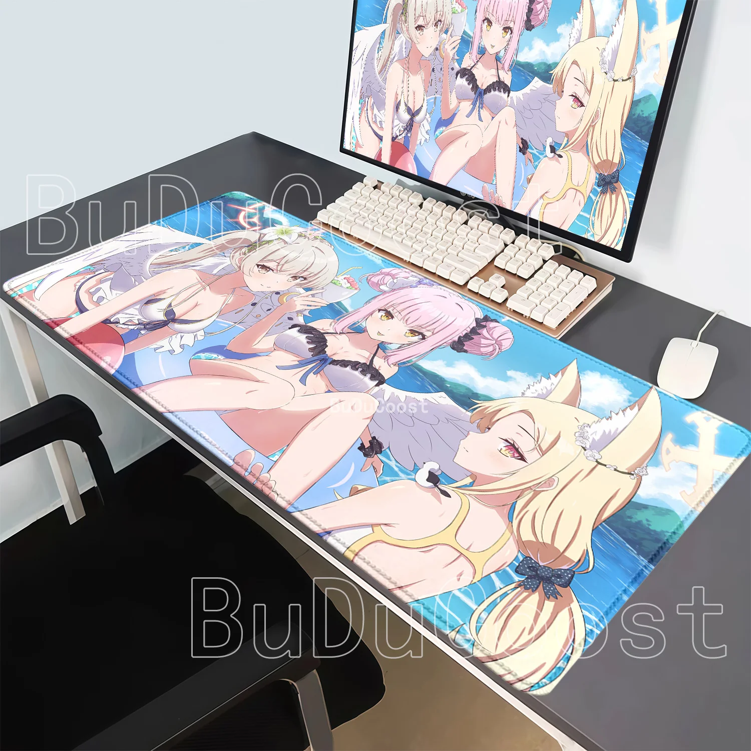 Anime Sexy Girl Misono Mika Bl – Gaming Keyboard Blue recenzja i cena