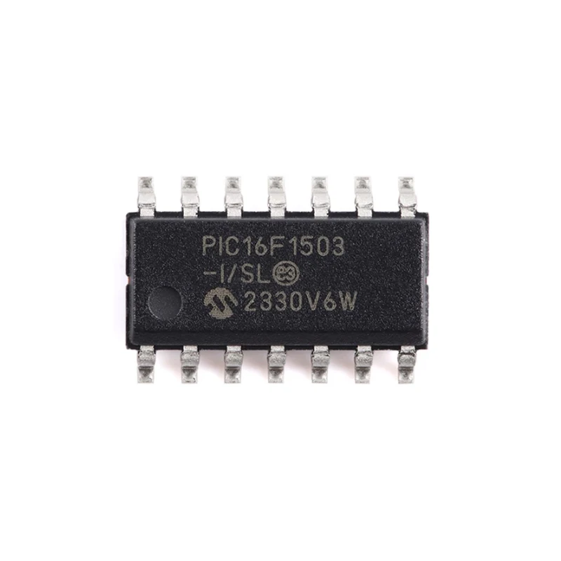 5Pcs/lot  New Original  PIC16F1503-I/SL  PIC16F1503   Microcontroller IC 8-Bit 20MHz 3.5KB (2K x 14) FLASH 14-SOIC