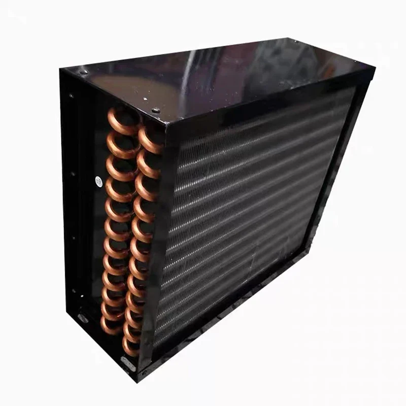 2025 Freezer Air Conditioner Condenser Air-Cooled Water-Cooled Aluminum Fin Condenser Copper Tube Radiator Heat Exchanger