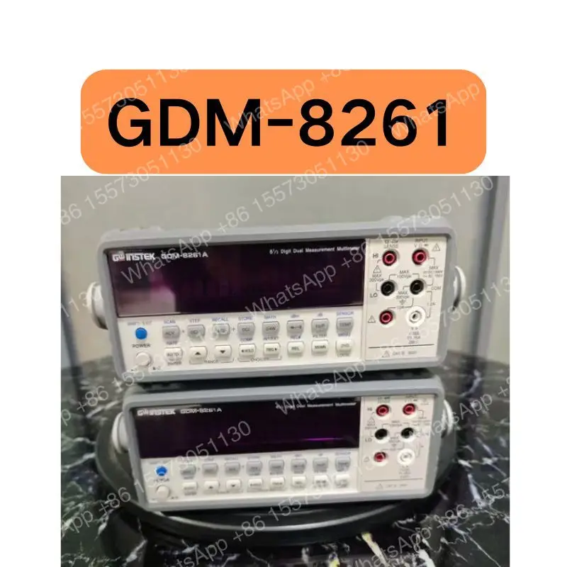 1 pcs Second hand GDM-8261 desktop multimeter with 6 and a half digits tested OK and shipped quickly
