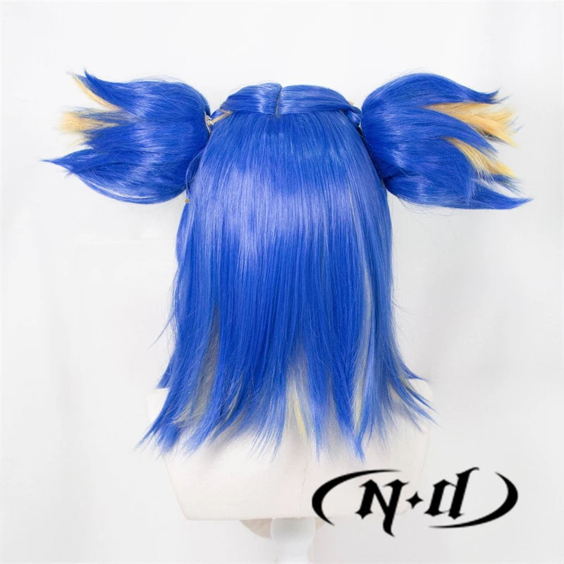 ND Neon Cosplay Pruiken Haarstukje VALORANT Game Cosplay Haar Pruiken voor Comic Con Coser Kostuum Themafeest Hittebestendig Synthetisch