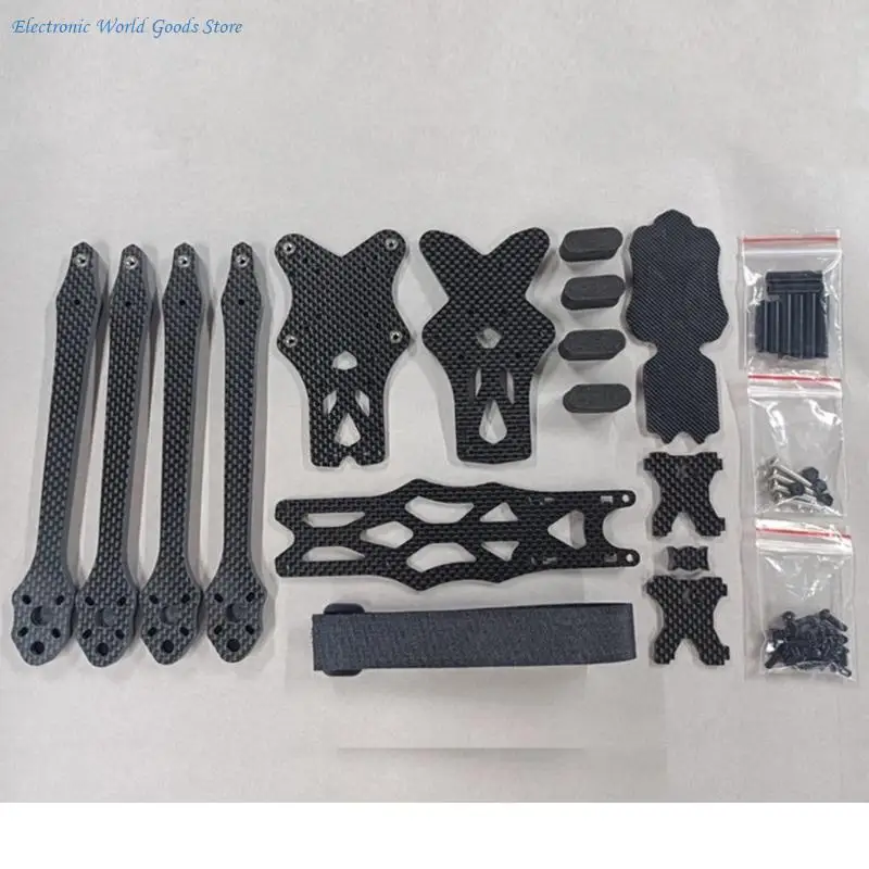 

A3PD FPV Гоночные дроны Рамка 7/8-дюймовая рамка для квадрокоптера из углеродного волокна 5 мм Рукоятка для камеры Vista