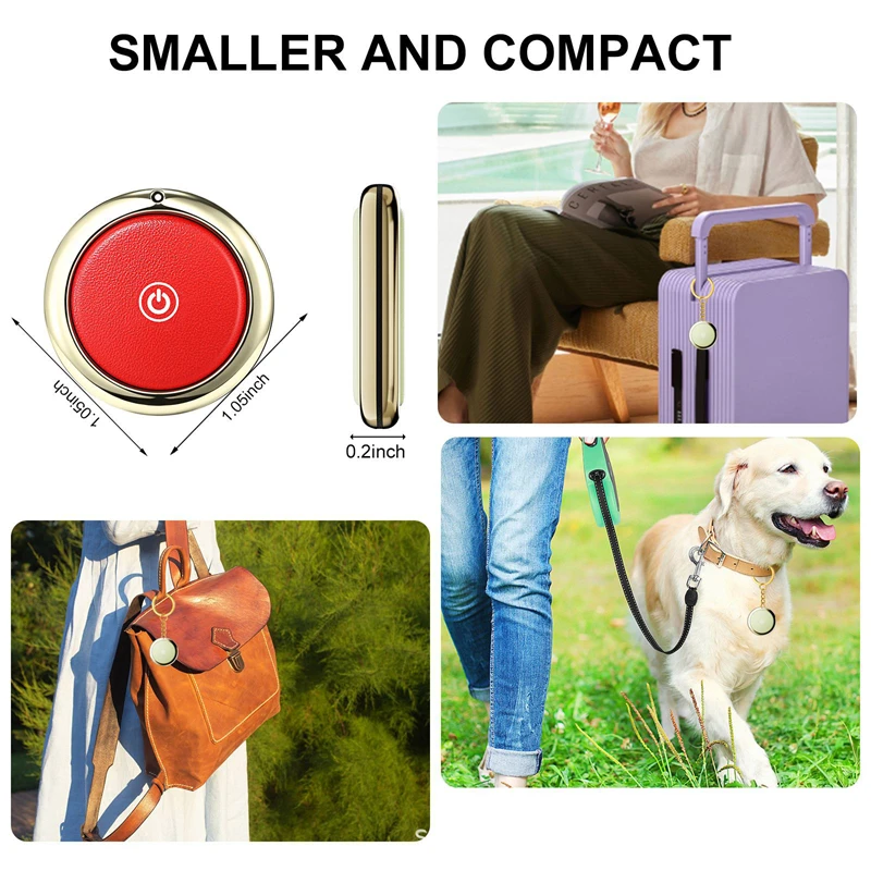 جهاز تعقب بلوتوث في الوقت الحقيقي تتبع العلامات الهوائية لشركة أبل ابحث عن دعم علامة مكافحة فقدان المفاتيح الأمتعة الحيوانات الأليفة على ظهره محدد العنصر