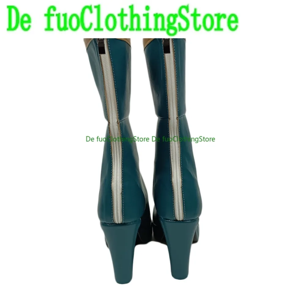 DefuoClothing 마도카 마기카 사야카 미키 코스프레 신발 마법 소녀 부츠 할로윈 카니발 파티 의상 액세서리 신발