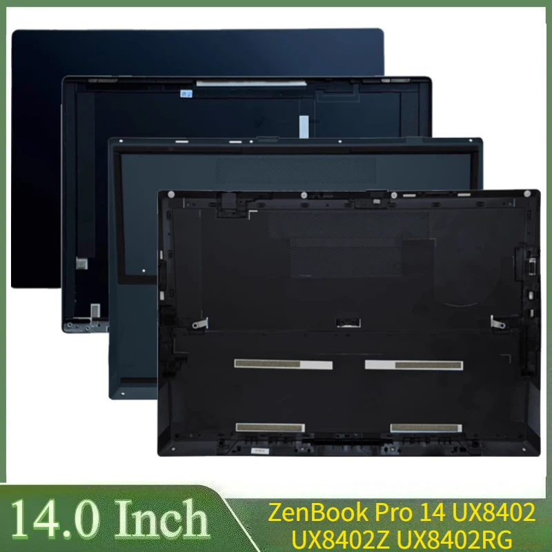 

14"Blue For ZenBook Pro 14 UX8402 UX8402Z UX8402RG LCD Screen Back Cover Front Bezel Palmrest Upper Top Lower Bottom Case