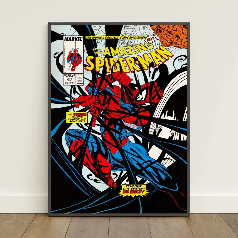1 Box of 500/1000/1200/2000PCS Puzzles for Adults Marvel Spider Man Jigsaw Puzzles Home Decoration Gift Frameless