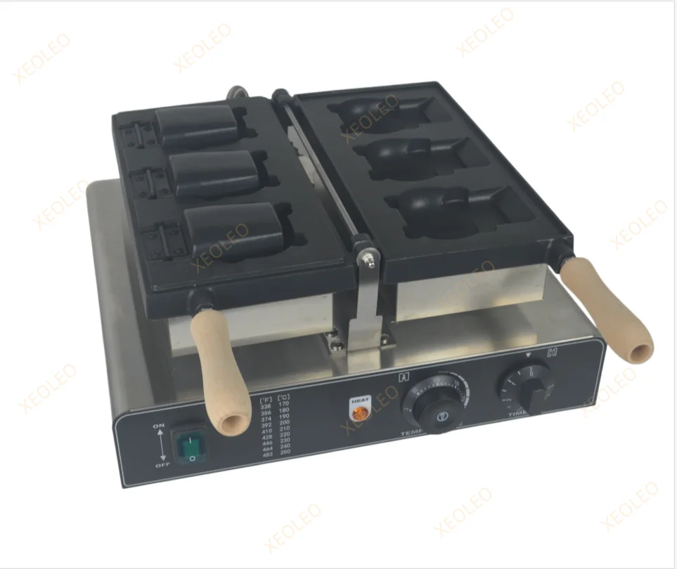 Pembuat Taiyaki Kucing Kartun  - Ice Cream Maker Electric ulasan dan harga