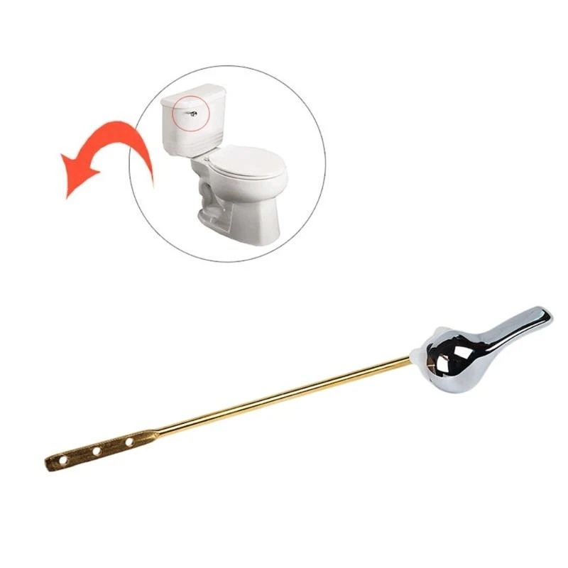 Tangki toilet universal tuas flush dengan rantai flapper mudah dipasang