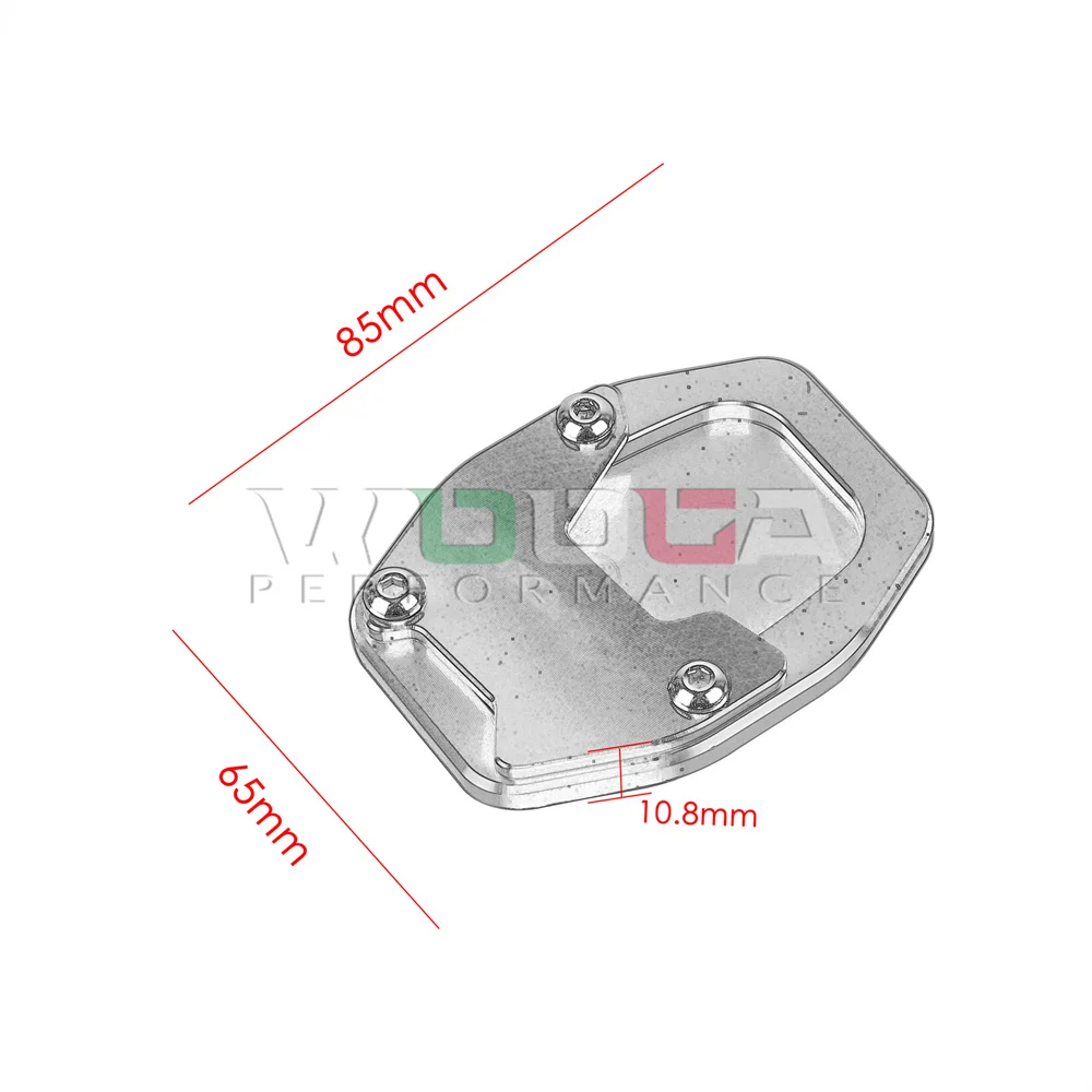 Almohadilla de soporte lateral para motocicleta X-ADV 750, para Honda Forza NSS 750 2021 + placa, soporte ampliador, extensión NC750X