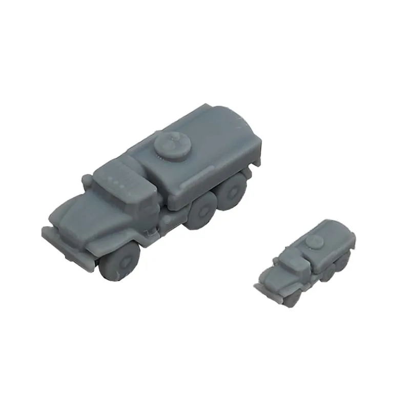 5PCS Russian Ural 375 autocisterna olio modello statico 1/700 1/350 scala resina camion militari giocattoli per auto per parti di montaggio per