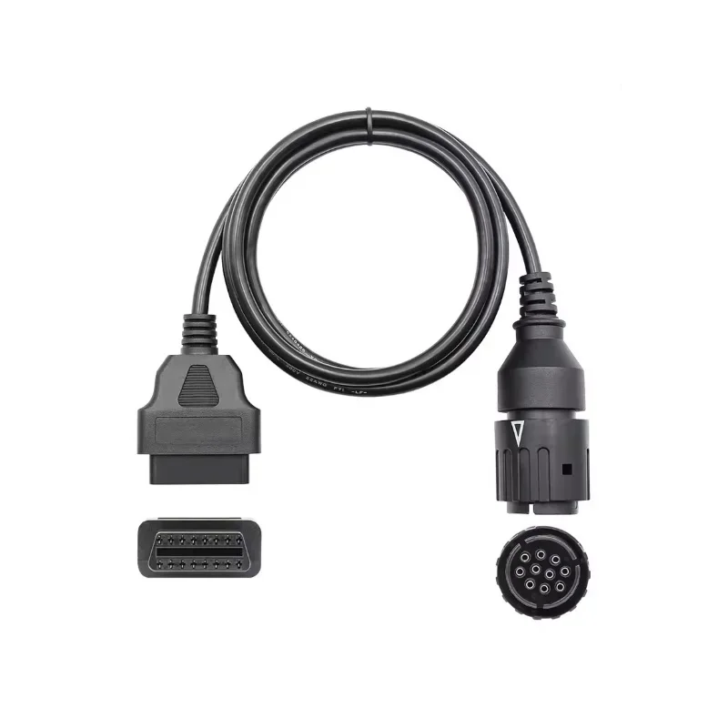 Untuk BM W 10 Pin Adaptor Sepeda Motor Kabel ICOM-D Ke Konektor Diagnostik 16Pin OBD2 Kabel Ekstensi Sepeda Motor