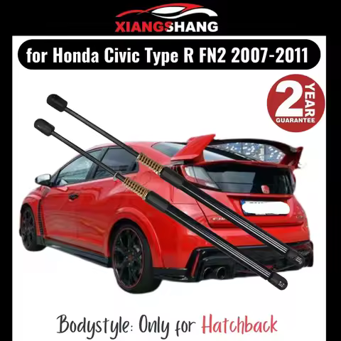 2pcs Rear Tailgate Damper for Honda Civic Type R (FN2) 2007-2011 Hatchback Tailgate WITH SPRING Trunk Boot Gas Charged Ga Struts
