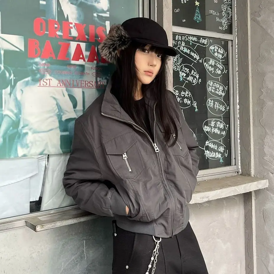 

Bomber Jackets Womens Jacket Collared Winter Faux Fur Padded Panelled Adventure City Heavyweight Protective Adjustable Lined Ins