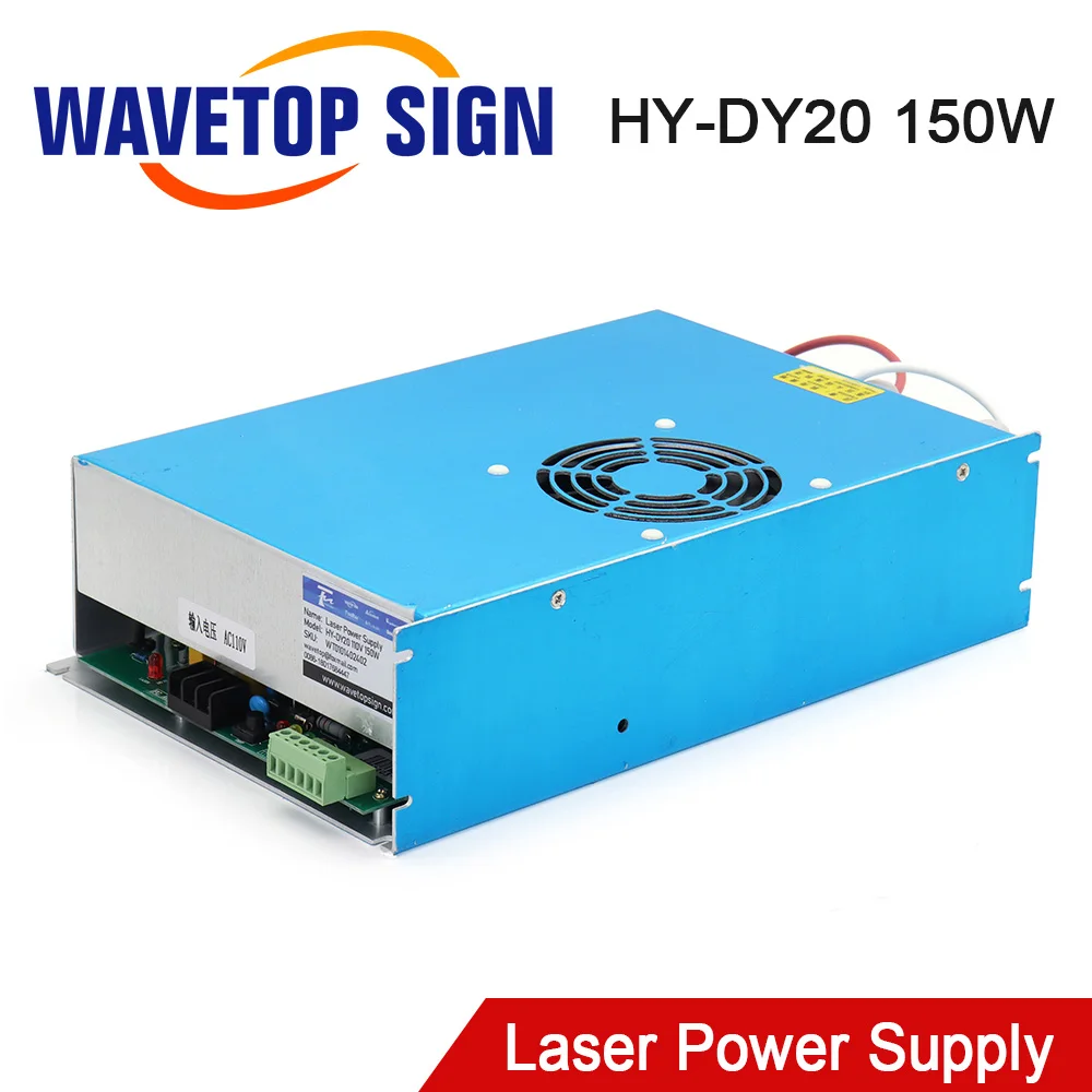 

WaveTopSign HY-DY20 150 Вт Co2 лазерный источник питания для RECI Z6/Z8 W6/W8 S6/S8 Co2 лазерный станок для гравировки и резки трубок