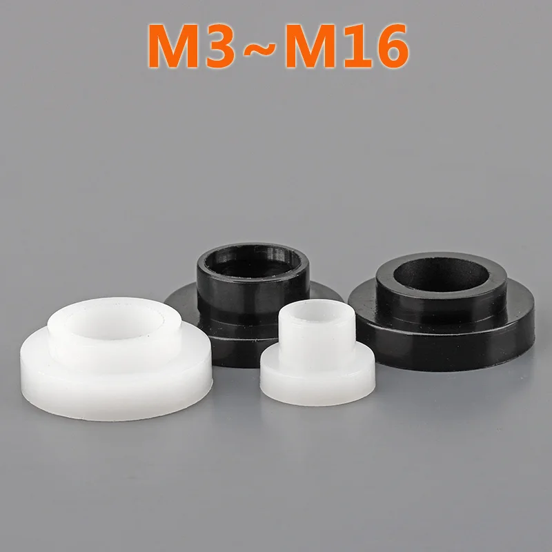 M3M4 M5M6 M8 M10M12 M14M16 Screw Nylon Transistor Gasket The Step T-Type Plastic Washer Insulation Spacer Screw Thread Protector