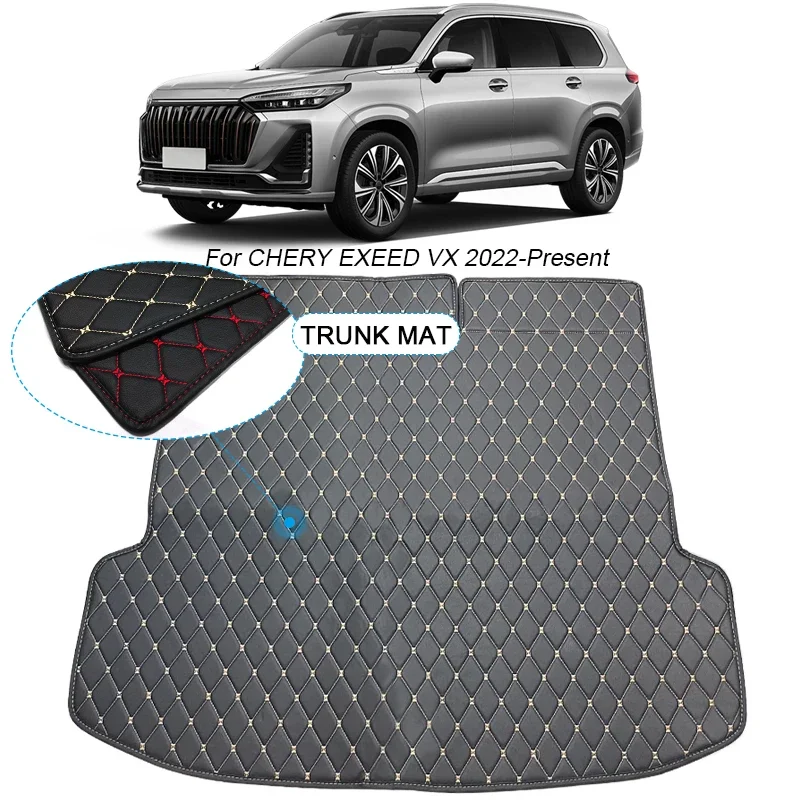 Custom Car Styling Trunk Main Mats Waterproof Anti Scratch Non-slip Cover For CHERY EXEED VX 2022-2025 Internal Auto Accessory