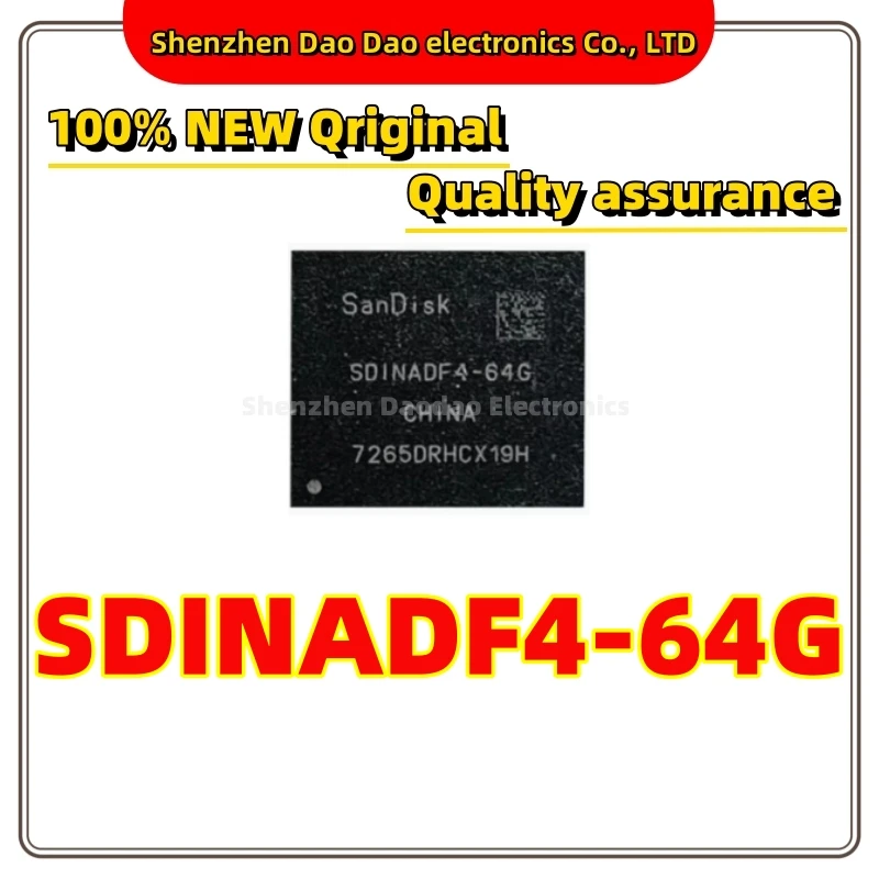 

SDINADF4-64G BGA153 EMMC 5.1 64GB mobile phone library hard disk memory chip new original