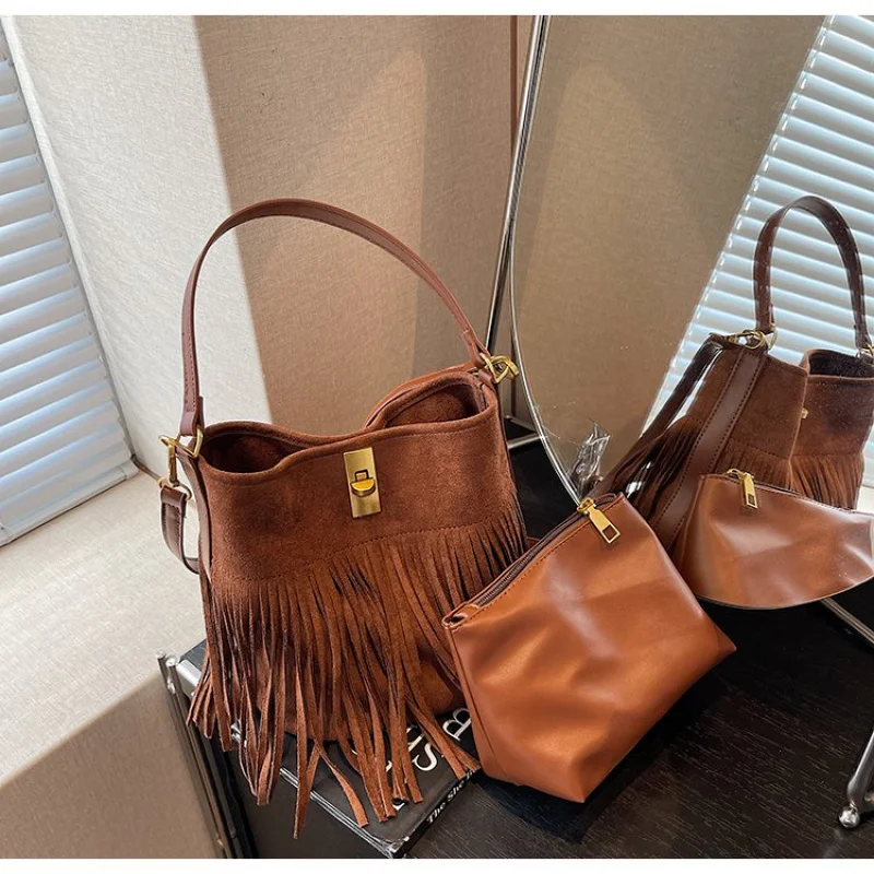 

Женская сумка из искусственной кожи премиум-класса с повседневным простым винтажным и парижским винтажным стилем