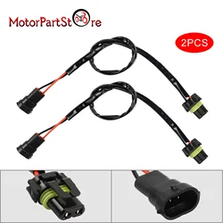 H11 H8 Male to 9005 9006 Female Headlight Fog Light Conversion Adapter Connector Cable Sockets Wire Harness