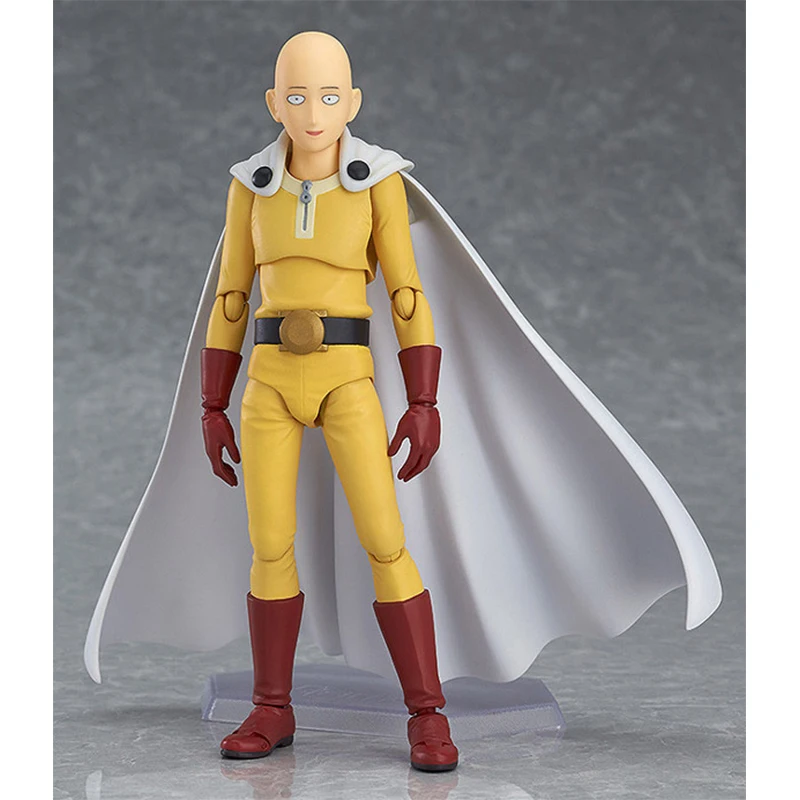 ONE PUNCH-MAN Animation periferiche Toys Saitama Figma Figure Marionette Anime Action mobile Model Ornament Statue Collection