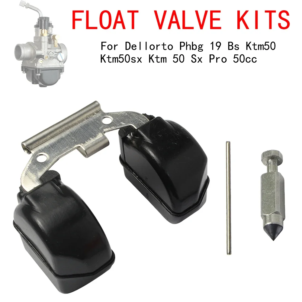 Carburetor rubber Float Valve Pin Floating Needle Set Kitsr For Dellorto Phbg 19 Bs Ktm50 Ktm50sx Ktm 50 Sx Pro 50cc