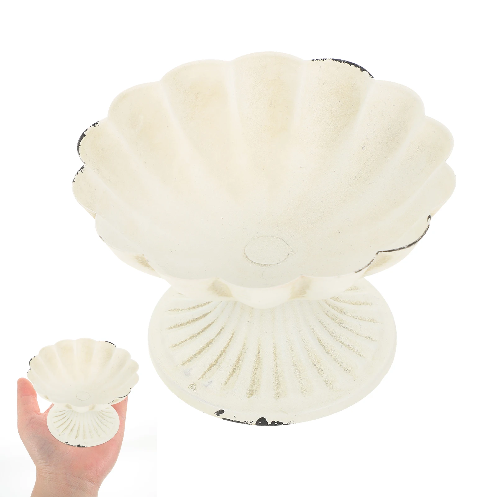 

Retro Iron Vase Small Metal Flower Pot For Home Decor Tabletop Wedding Dried Flower Storage Container Decorative Vase