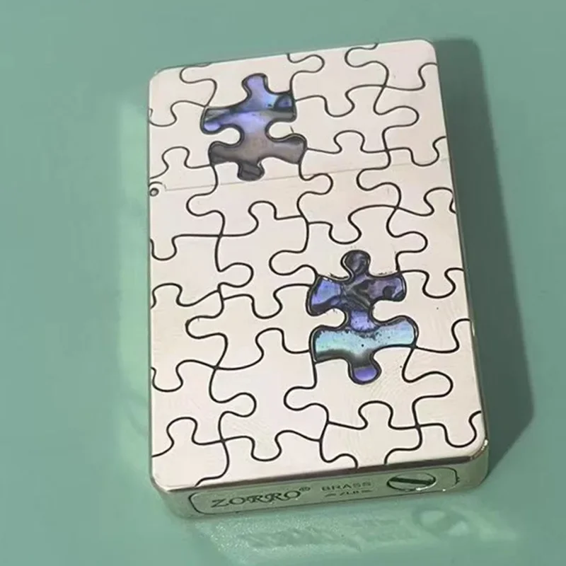 

Новая зажигалка Zorro из чистой меди с гравировкой, ограниченная серия Pixiu Tangcao, постоянный ветрозащитный ZL8, оригинальный медный подарочный инструмент