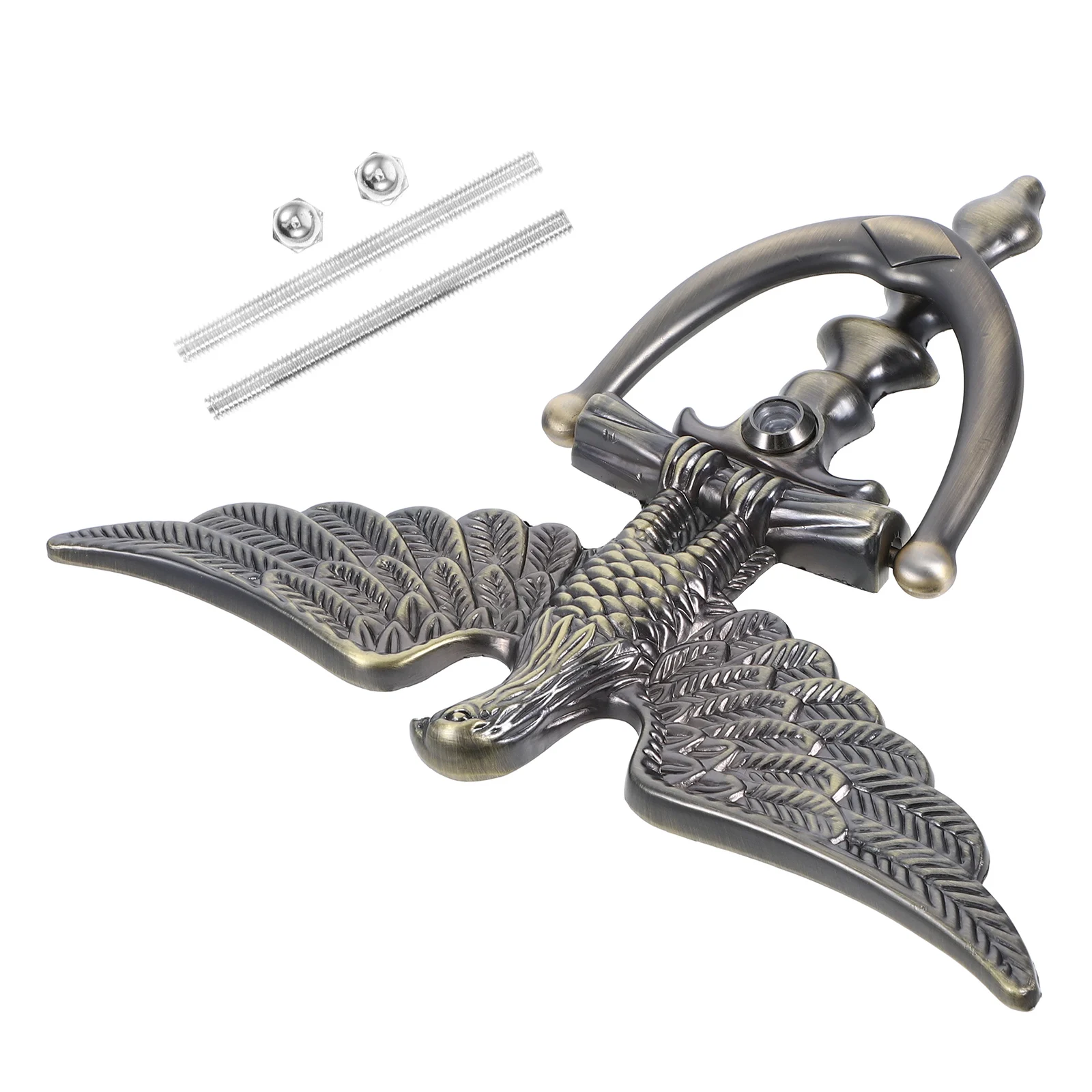 

Eagle Head Zinc Alloy Style Front Gate Hardware Durable Rustproof Screws Included Multi Purpose Outdoor
