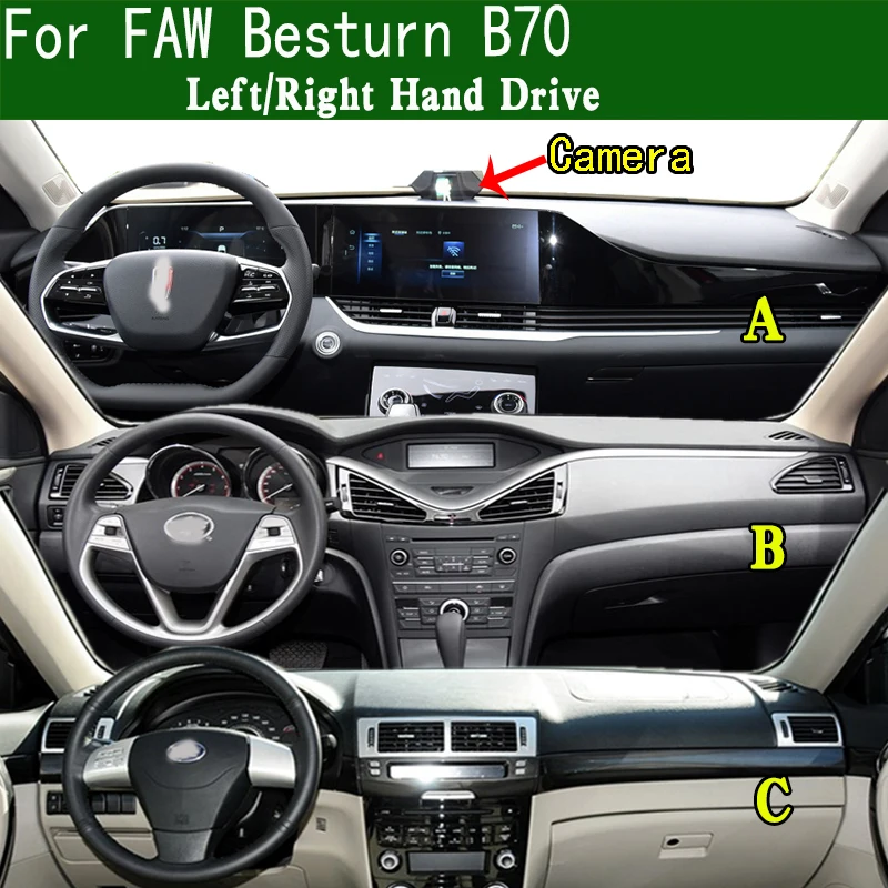 

For FAW Besturn B70 Car-Styling Dashmat Dashboard Cover Instrument Panel Insulation Sunscreen Protective Pad Ornaments